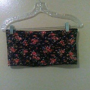 Floral tube top